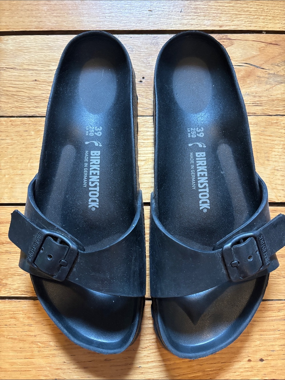 Birkenstock Black EVA Arizona Slide Sandals
